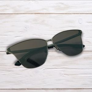 🔥 McQ Gunmetal/Black Sunglasses